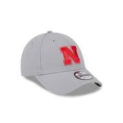 Nebraska New Era 9Forty Grey Snapback Hat